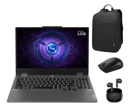 Laptop Lenovo LOQ-15 i5-12450HX/32GB/512 RTX4050 144Hz